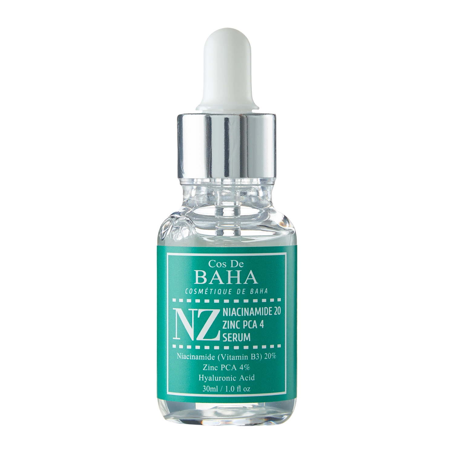 Cos De BAHA - NZ Niacinamide 20 Zinc PCA 4 Serum - Serum with Zinc 4% and Niacinamide 20% - 30ml