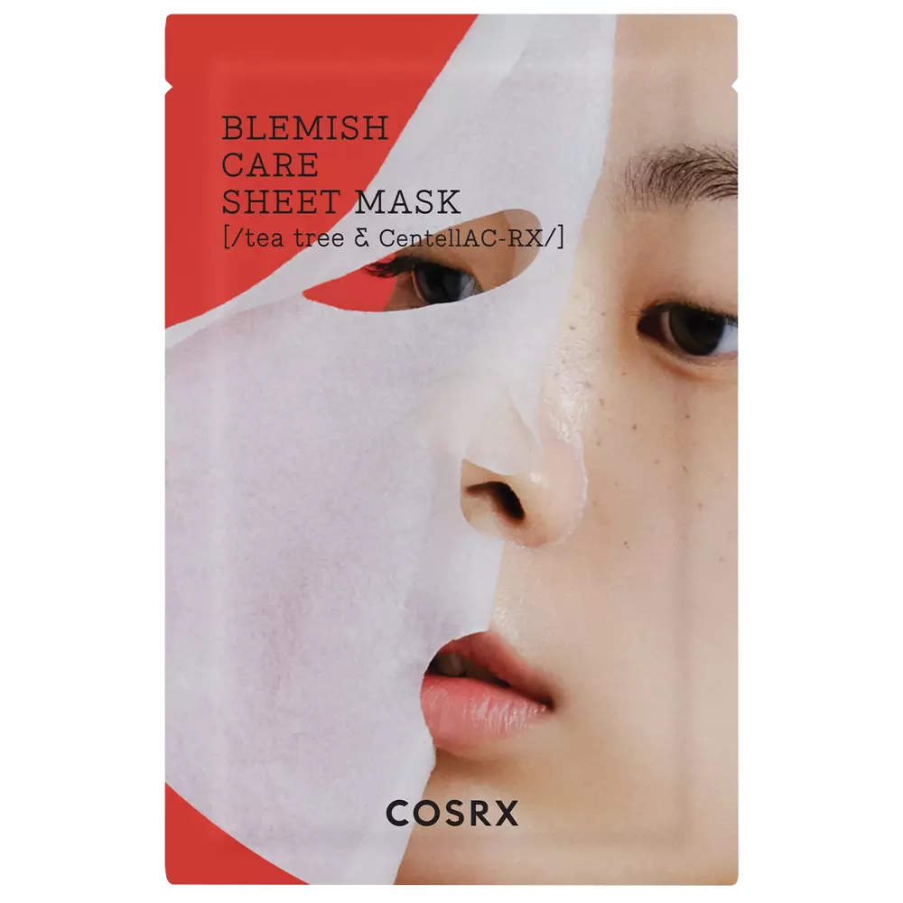 Cosrx - AC Collection Blemish Care Sheet Mask - Skin Imperfections Control Mask with Tea Tree Extract - 26g