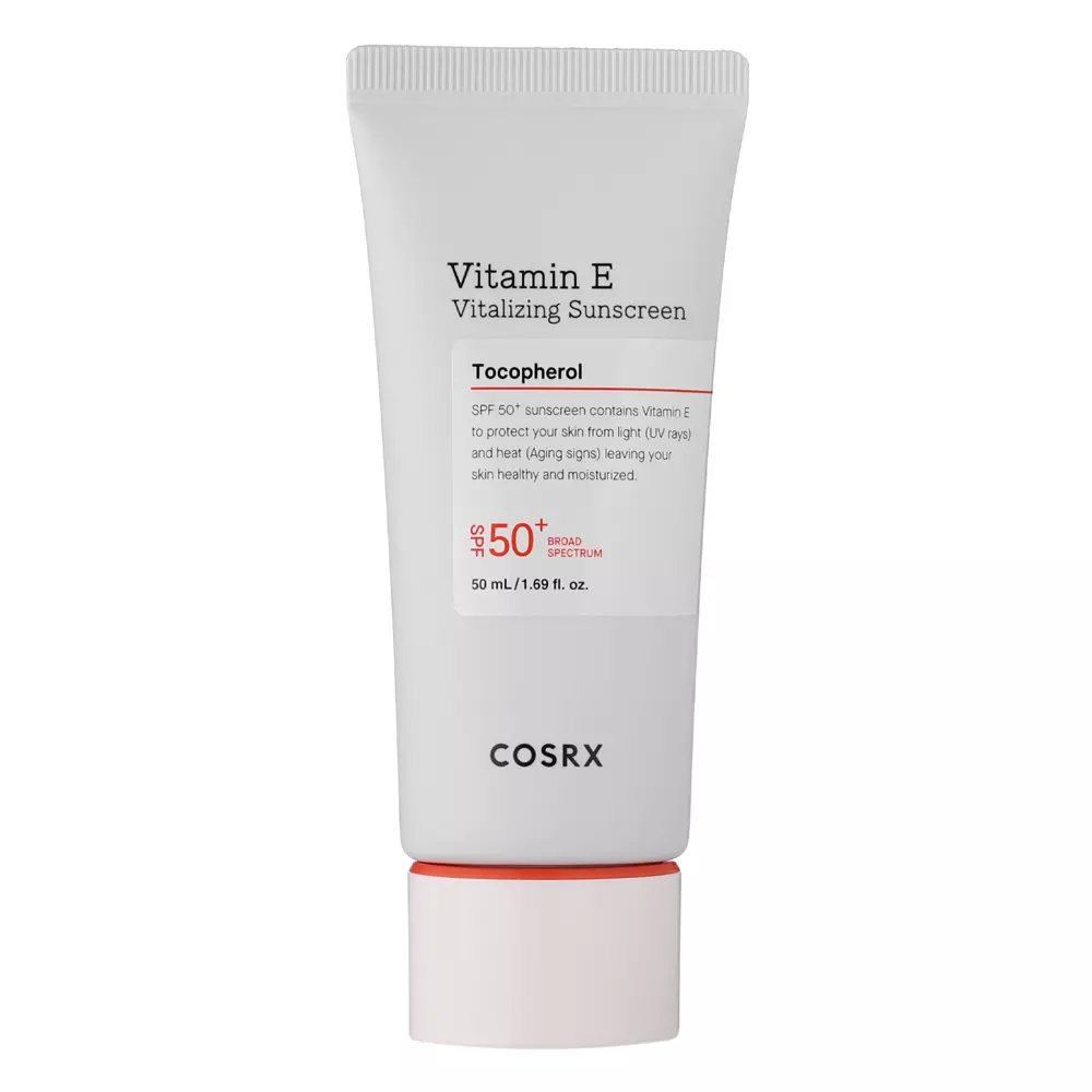 Cosrx - Vitamin E Vitalizing Sunscreen - SPF 50+ - Sunscreen with Vitamin E - 50ml