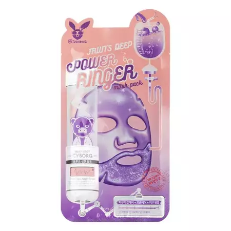 Elizavecca - Fruits Deep Power Ringer Mask - Sheet Mask with Fruit Acids - 23ml