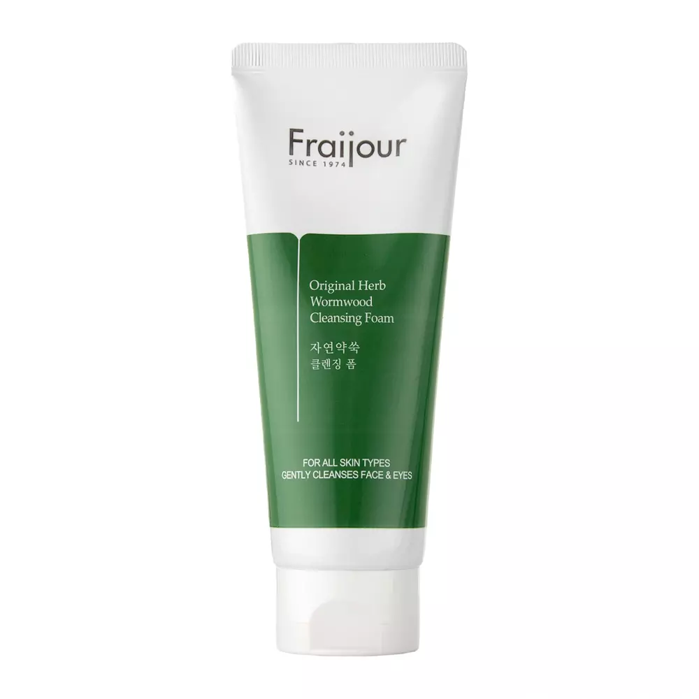 Fraijour - Original Herb Wormwood Cleansing Foam - Cleansing Facial Gel with Mugwort Extract - 150ml