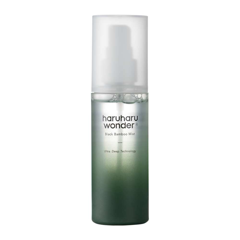 Haruharu Wonder - Black Bamboo Mist - Moisturizing Face Mist with Bamboo Leaf Extract - 80ml