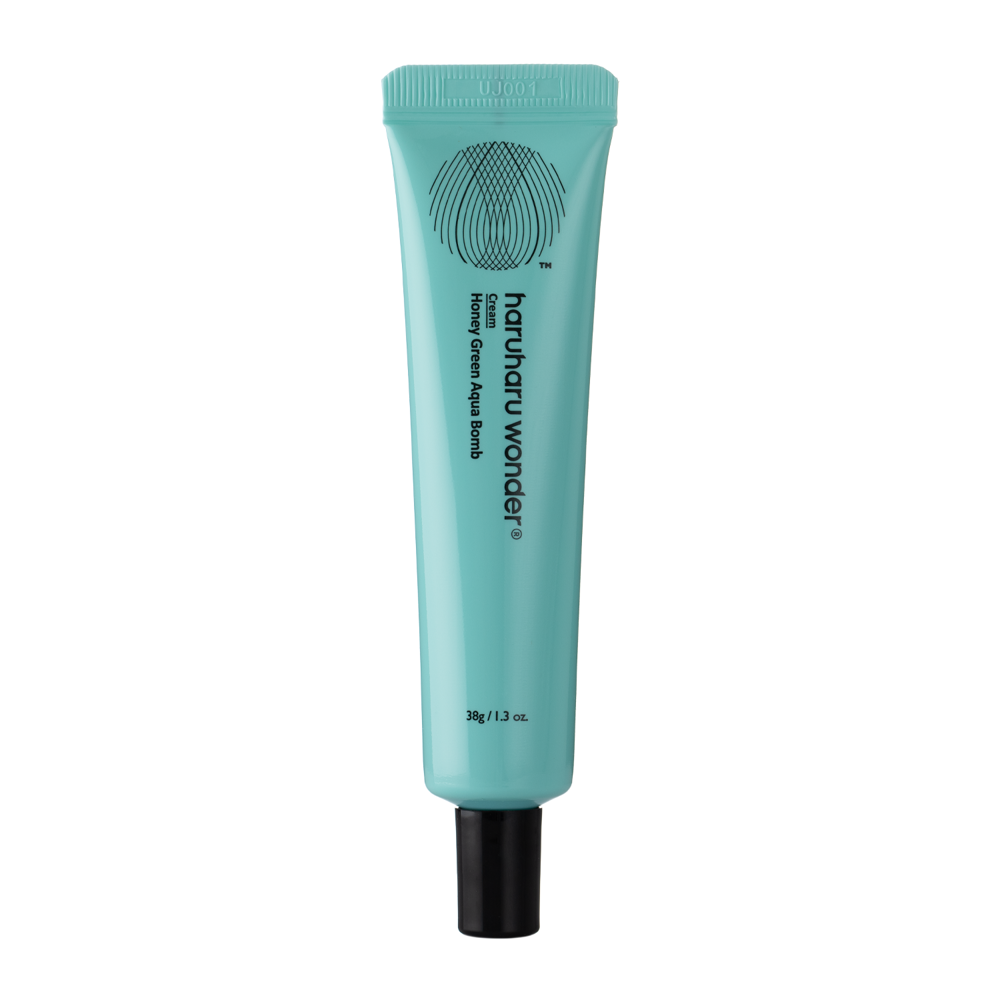 Haruharu Wonder - Honey Green Aqua Bomb Cream - Intense Moisturizing Face Cream - 38g