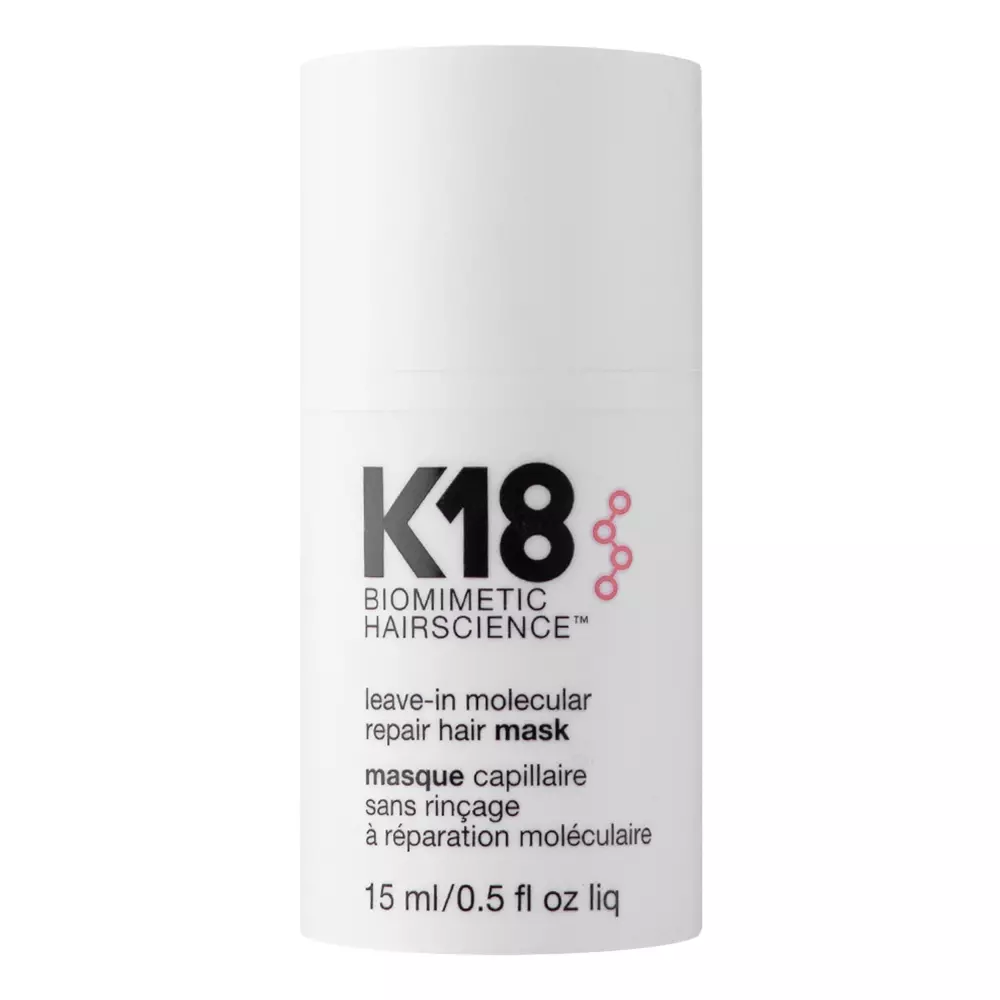 K18 - Leave-in Molecular Repair Hair Mask - Rebuilding Leave-in Hair Mask - 15ml