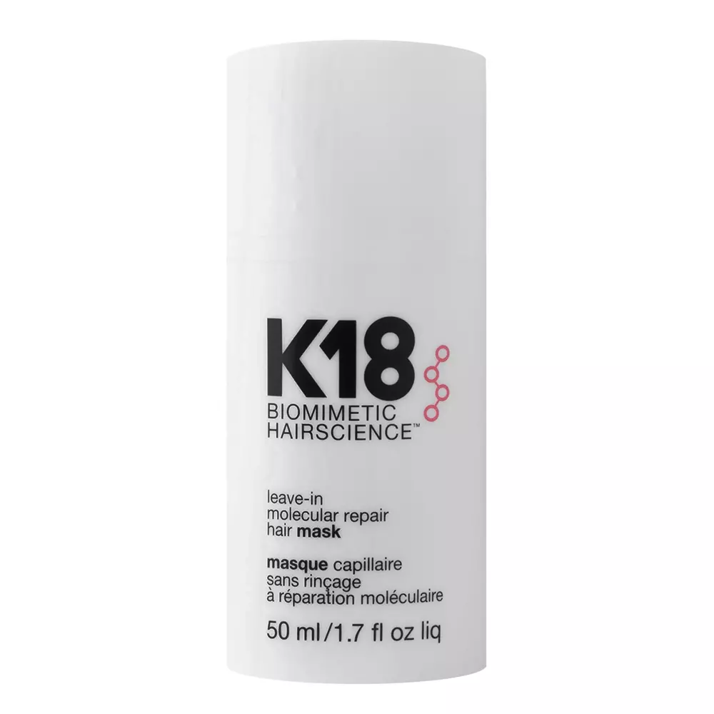 K18 - Leave-in Molecular Repair Hair Mask - Reconstructive Leave-in Hair Mask - 50ml