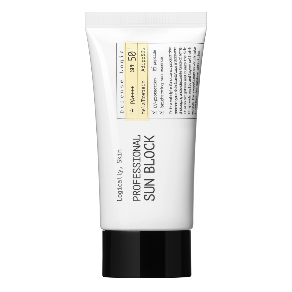 Logically, Skin - Professional Sun Block SPF50+ PA++++ - Soothing Face Cream with Filter - 70g