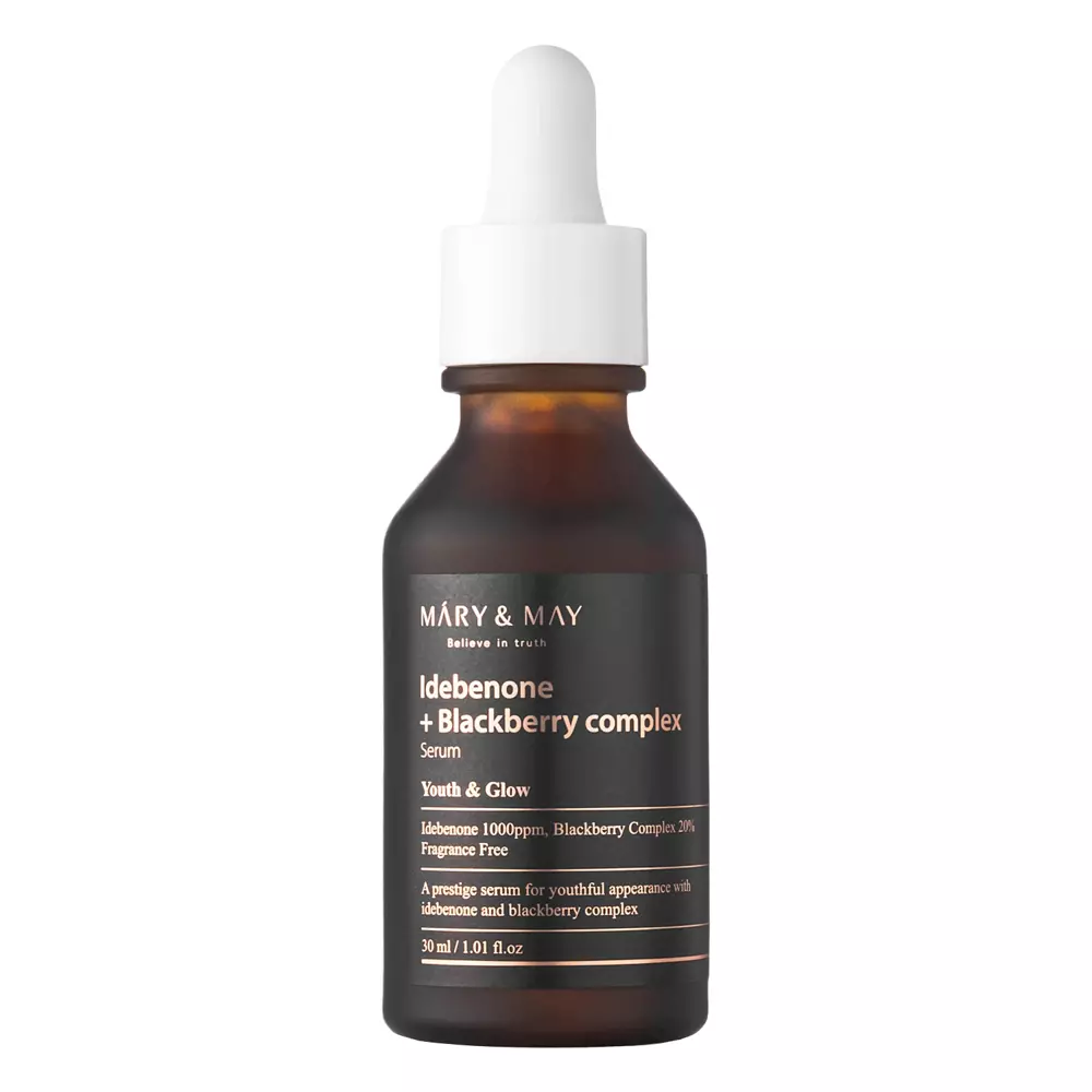 Mary&May - Idebenone and Blackberry Complex Serum - Anti-Aging Serum with Idebenone - 30ml