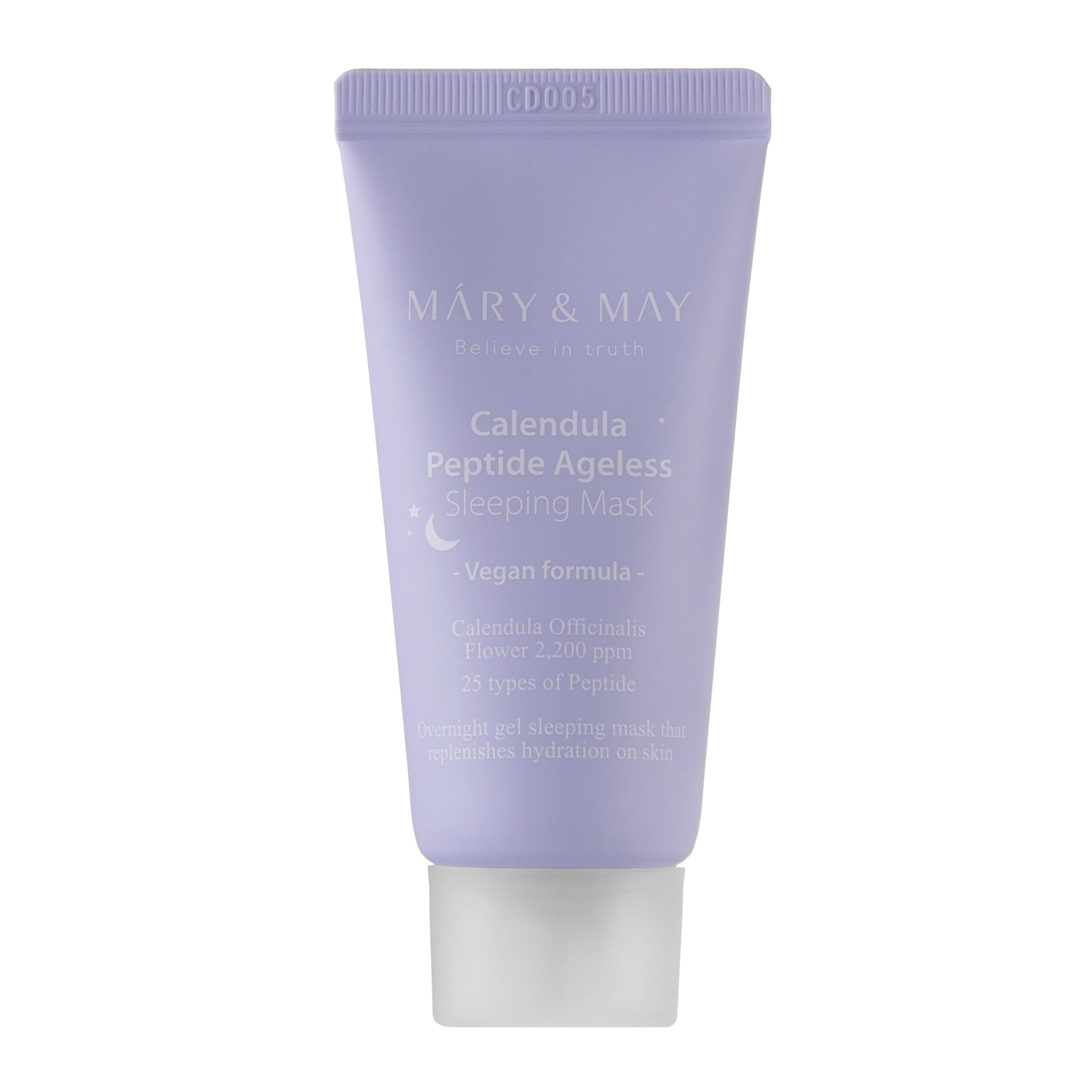 Mary&May - Vegan Calendula Peptide Ageless Sleeping Mask - Soothing and Firming Night Mask - 30g