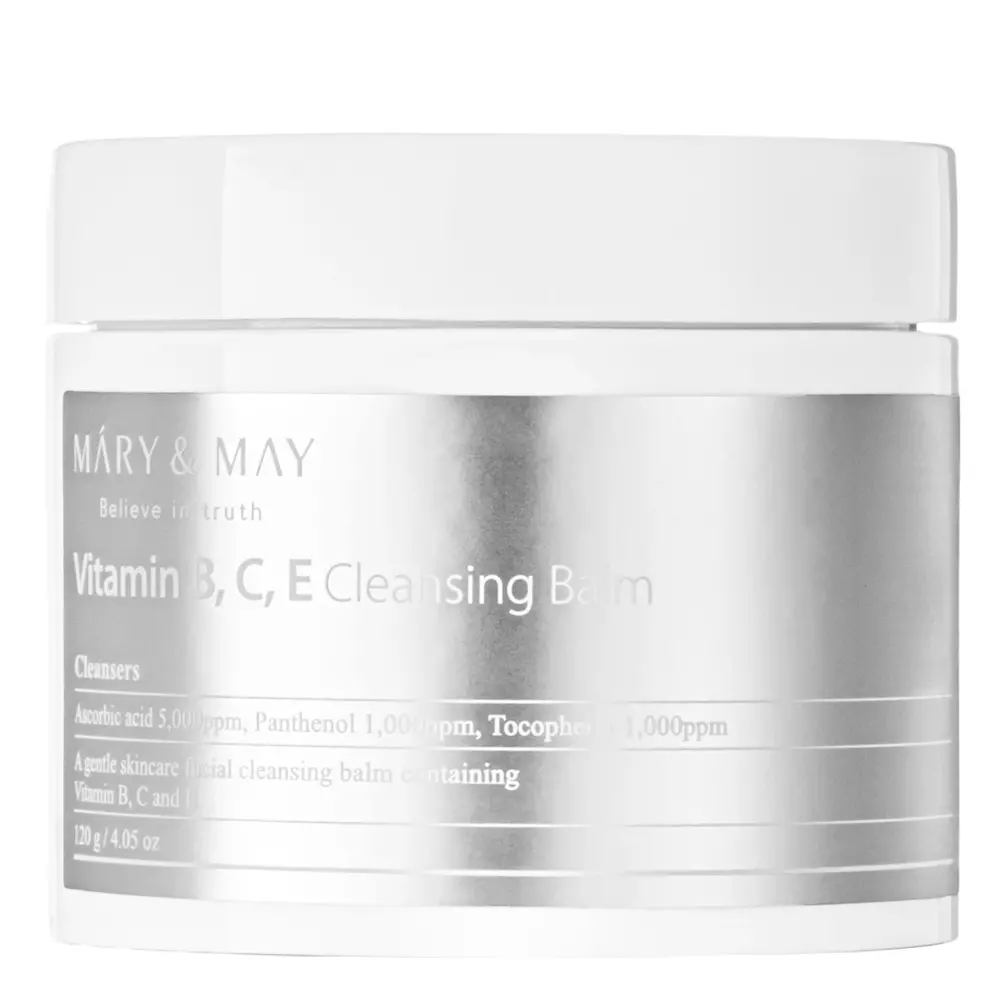 Mary&May - Vitamine B,C,E Cleansing Balm - Gentle Makeup Removing Balm with Vitamins B, C, E - 120g