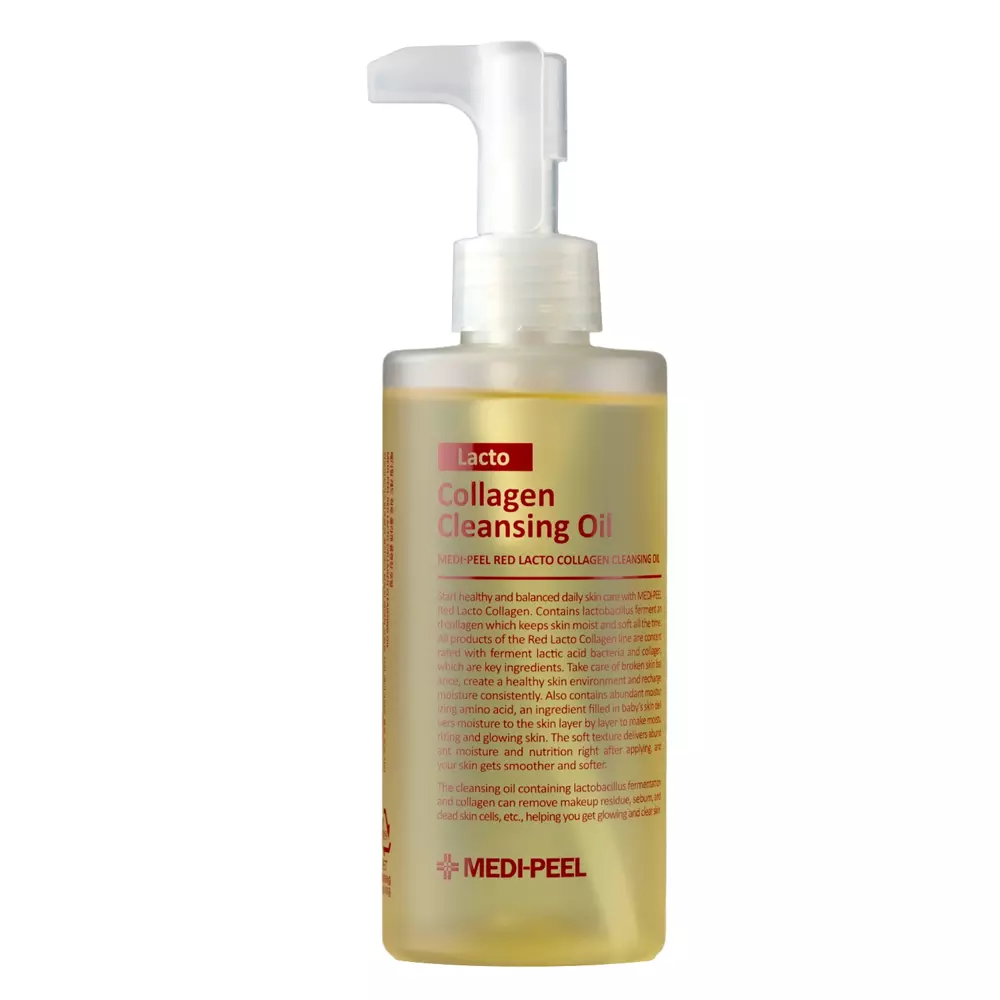 Medi-Peel - Red Lacto Collagen Cleansing Oil - Hydrophilic Facial Cleansing Oil - 200ml