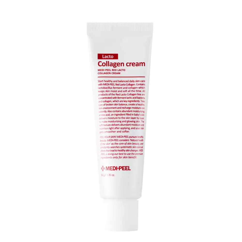 Medi-Peel - Red Lacto Collagen Cream - Firming Cream with Collagen and Lactic Acid Sticks - 50g