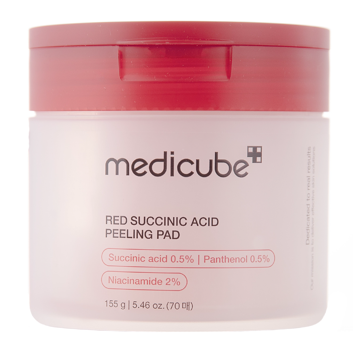 Medicube - Red Succinic Acid Peeling Pad - Exfoliating Face Pads - 70pcs/155g