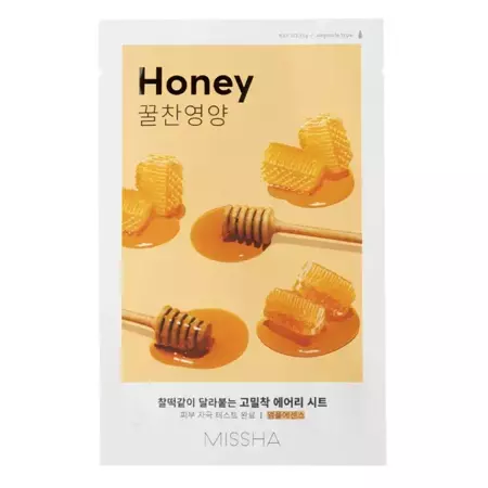 Missha - Airy Fit Sheet Mask - Honey - Regenerative Sheet Mask - 19g