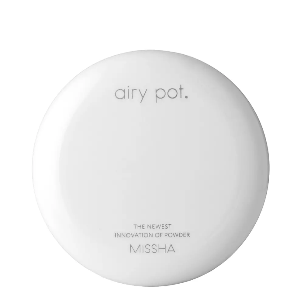 Missha - Airy Pot Pressed Powder - Lightweight Mattifying Powder - Pink - 5g