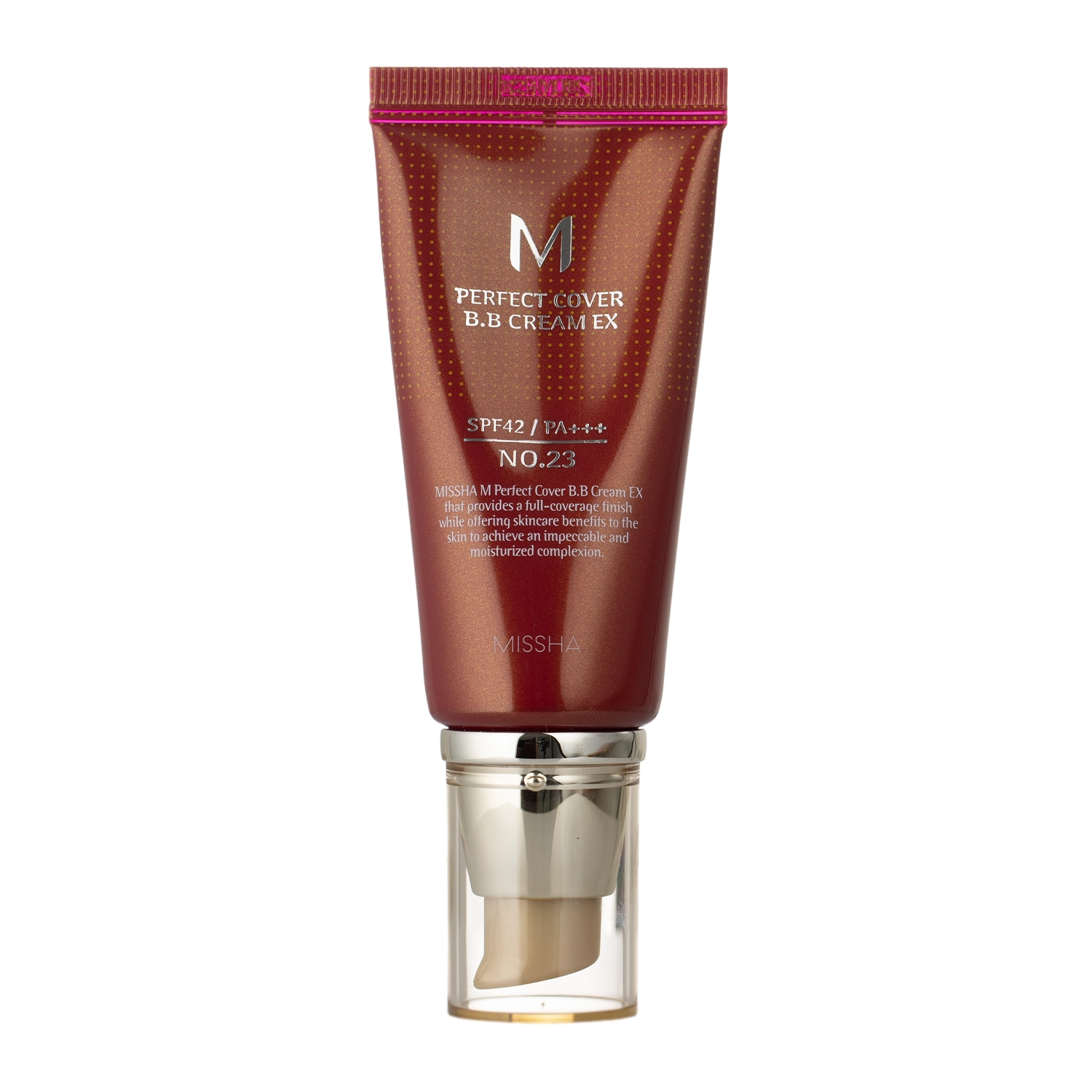 Missha - M Perfect Cover BB Cream SPF42/PA+++ - BB Cream with Sunscreen - No.23 Natural Beige - 50ml