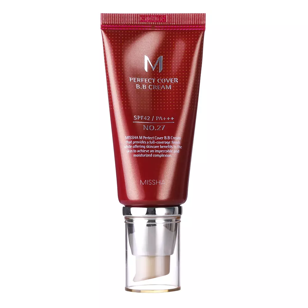 Missha - M Perfect Cover BB Cream SPF42/PA+++ - Covering BB Cream - No.27 Honey Beige - 50ml