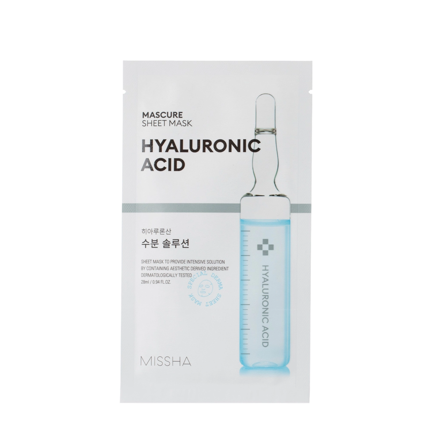 Missha - Mascure Hyaluronic Acid Sheet Mask - Moisturizing Face Mask - 28ml