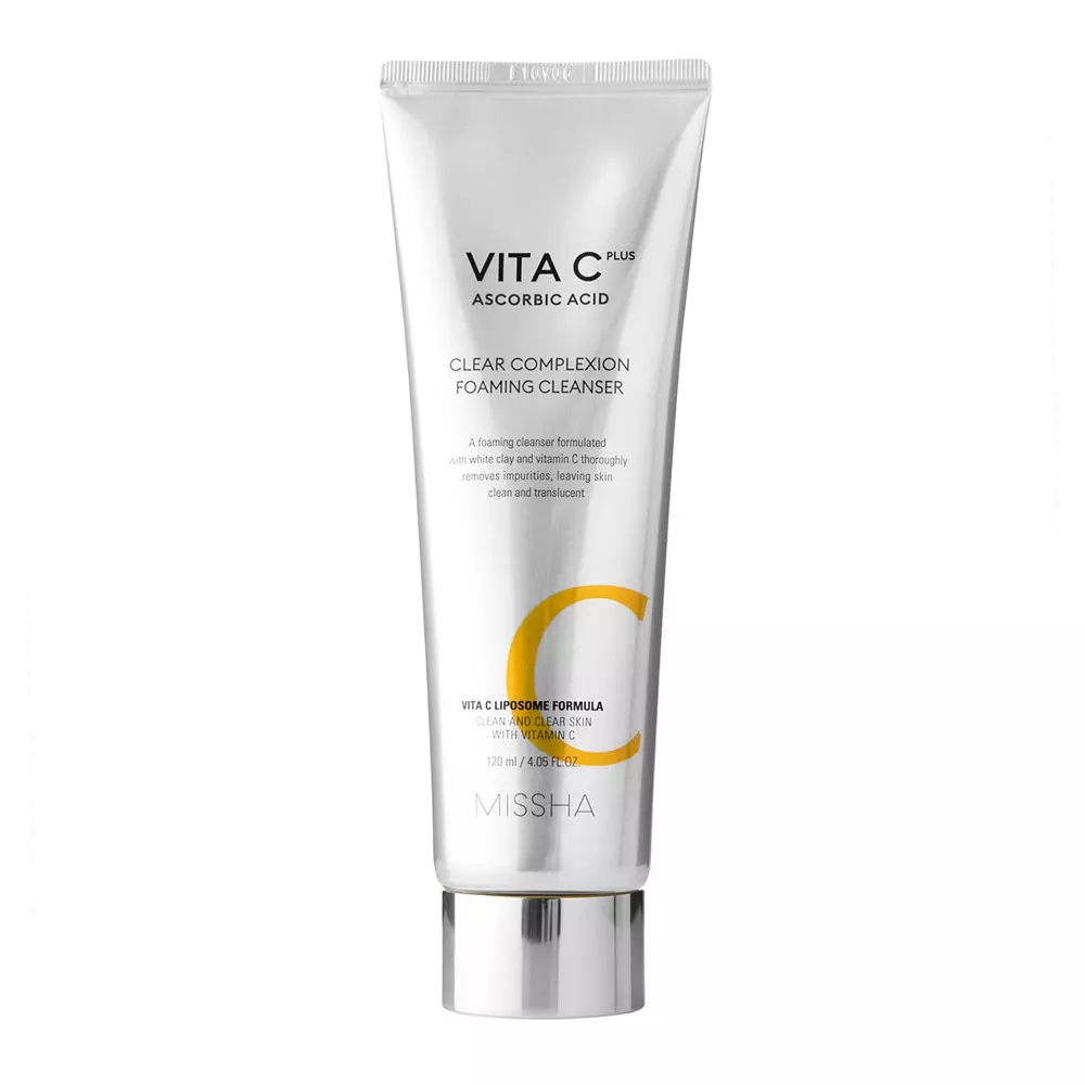 Missha - Vita C Plus Clear Complexion Foaming Cleanser - Vitamin C Facial Wash Foam - 120ml