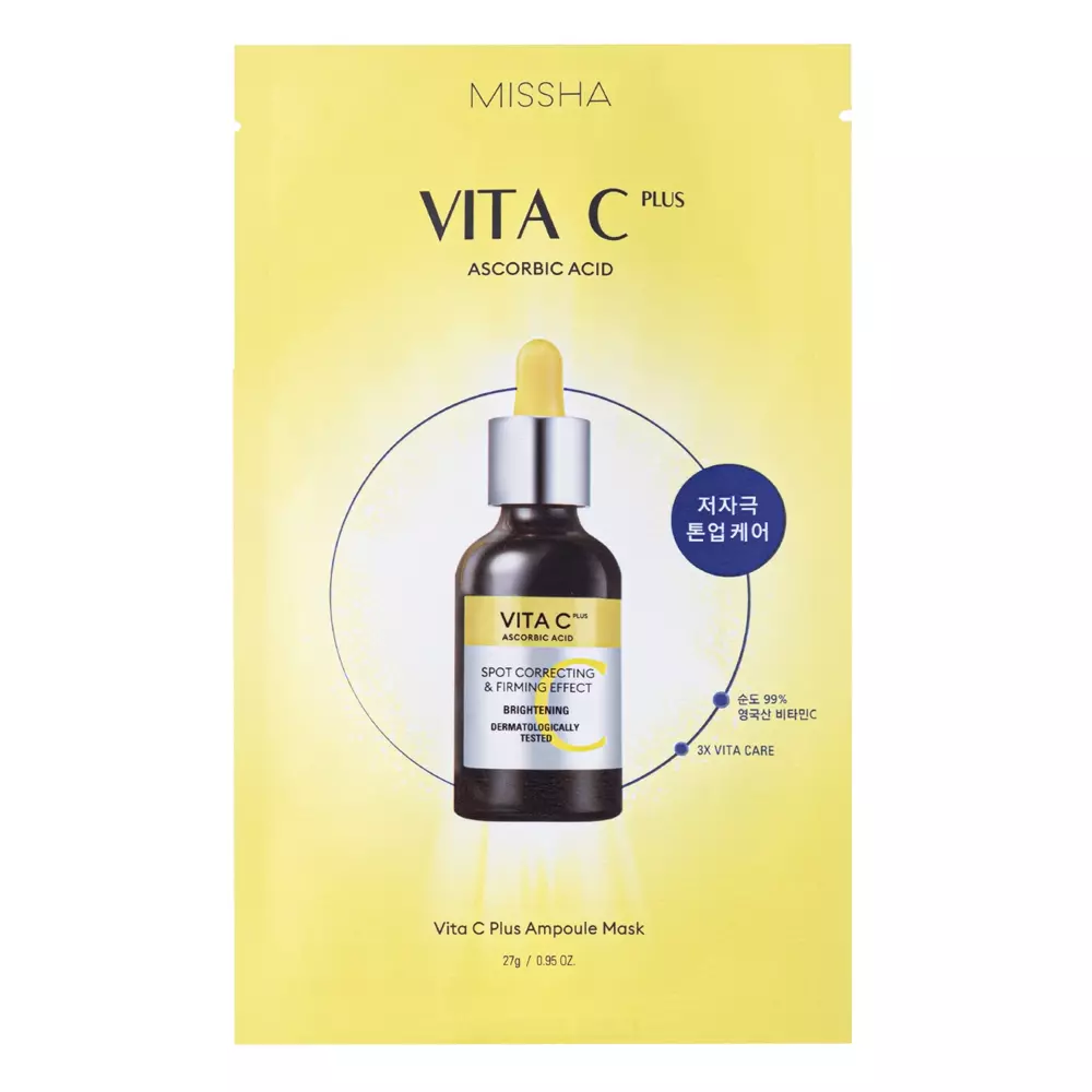 Missha - Vita C Plus Spot Correcting & Firming Ampoule Sheet Mask - 27g