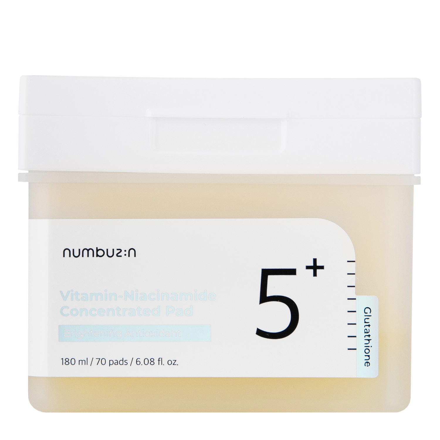 Numbuzin - No.5 Vitamin - Niacinamide Concentrated Pad - Niacinamide Facial Flakes - 180ml/70pcs.