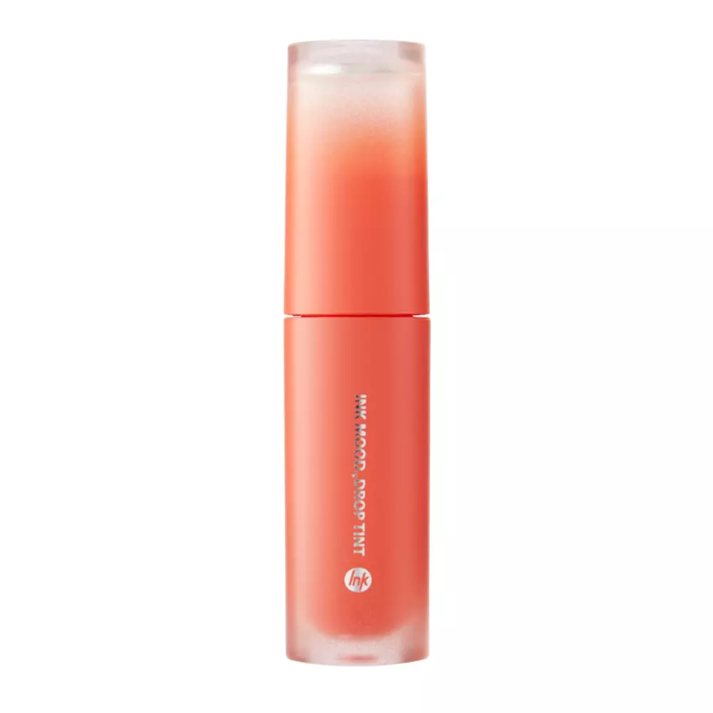 Peripera - Ink Mood Drop Tint - Long-lasting Lip Tint - 01 Hazy Coral - 4g