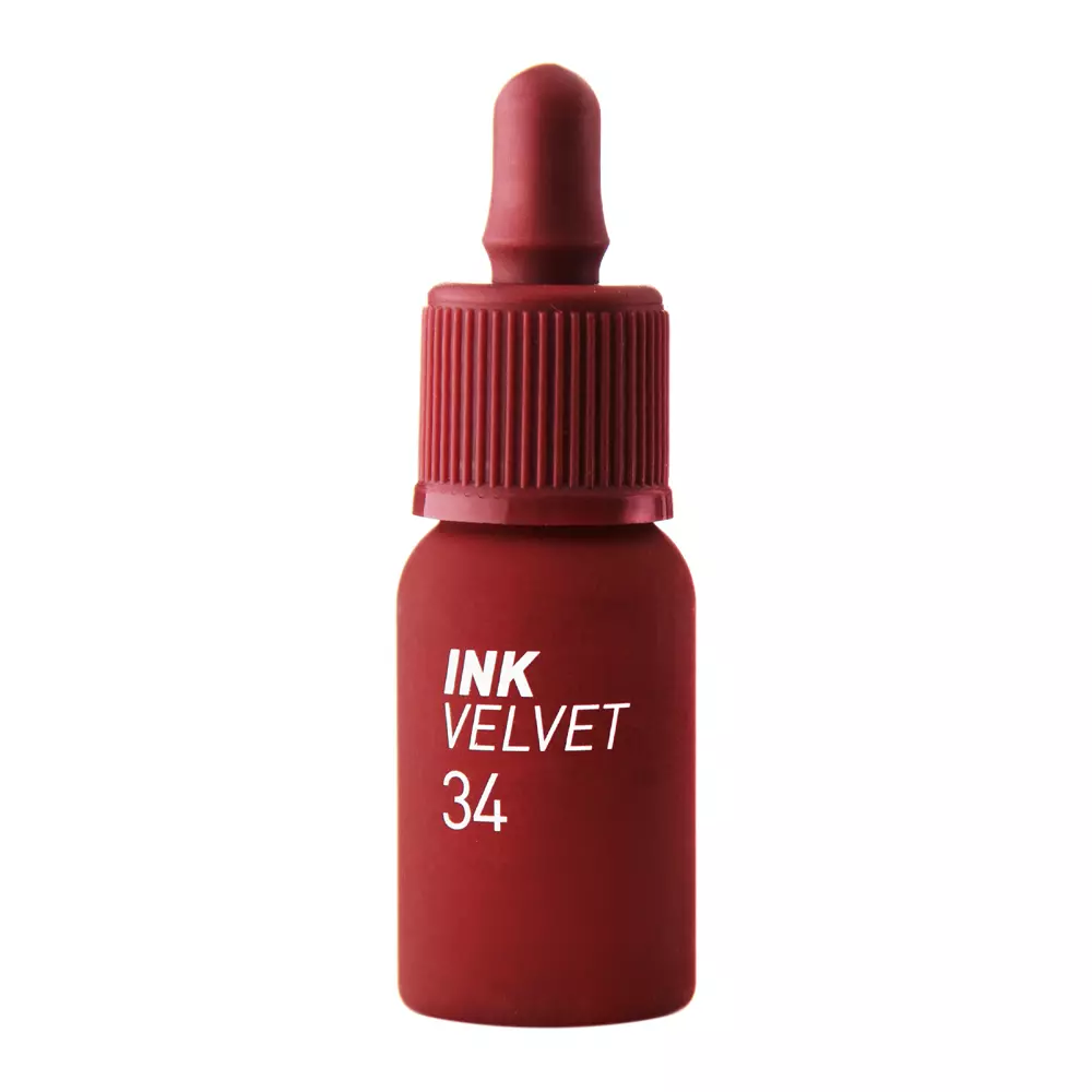 Peripera - Ink The Velvet - Lip Tint - 34 Smoky Red - 4g