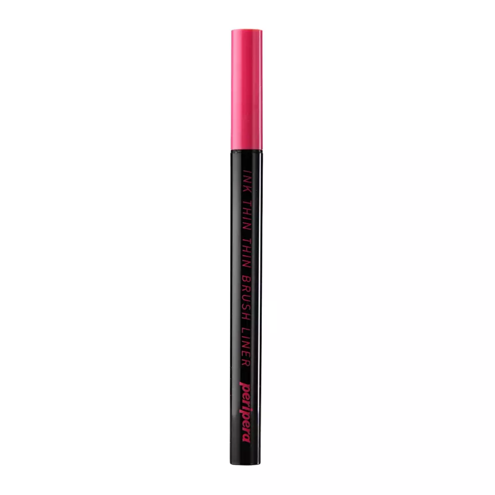 Peripera - Ink Thin Brush Liner - Eyeliner in Thin Brush - 01 Black Noir - 0.5g 