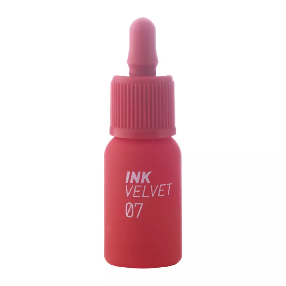 Peripera - New Ink The Velvet AD - Lip Tint - 07 Girlish Red - 4g