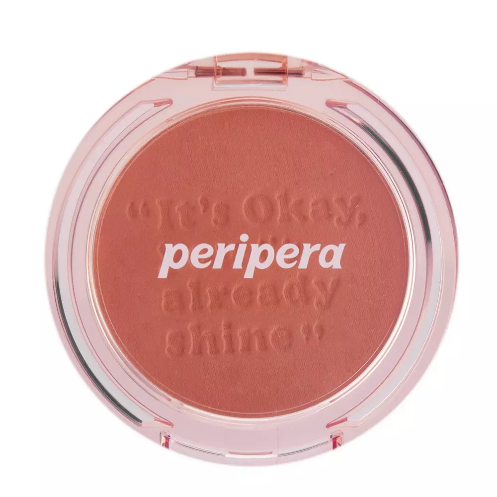 Peripera - Pure Blushed Sunshine Cheek - Blush - 01 Calm Pink - 4.2g