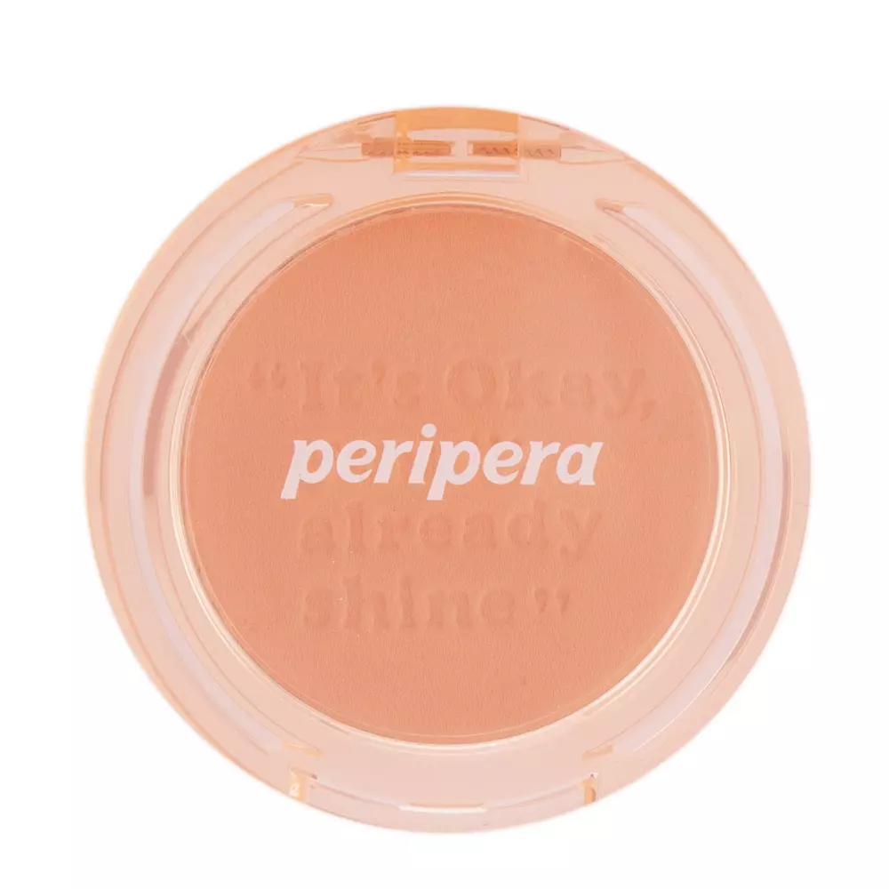 Peripera - Pure Blushed Sunshine Cheek - Blush - 07 Milky Peach - 4.2g