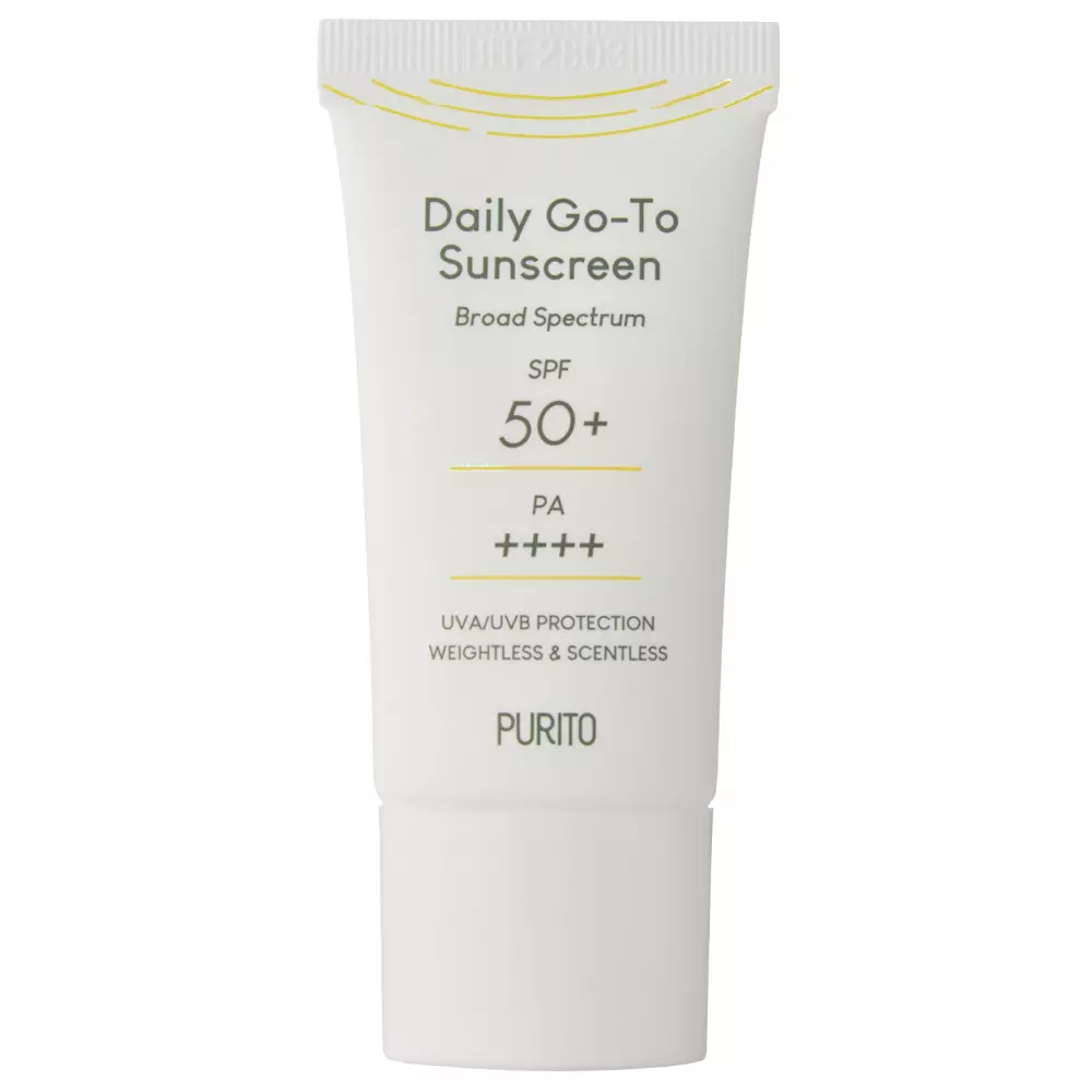 Purito - Daily Go-To Sunscreen SPF50+/PA++++ - Light Filter Cream - 15ml