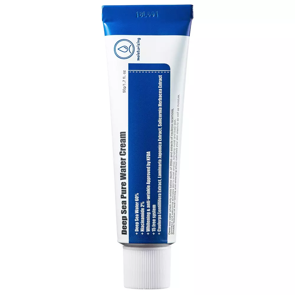 Purito - Deep Sea Pure Water Cream - Moisturizing Sea Water Base Cream - 50ml