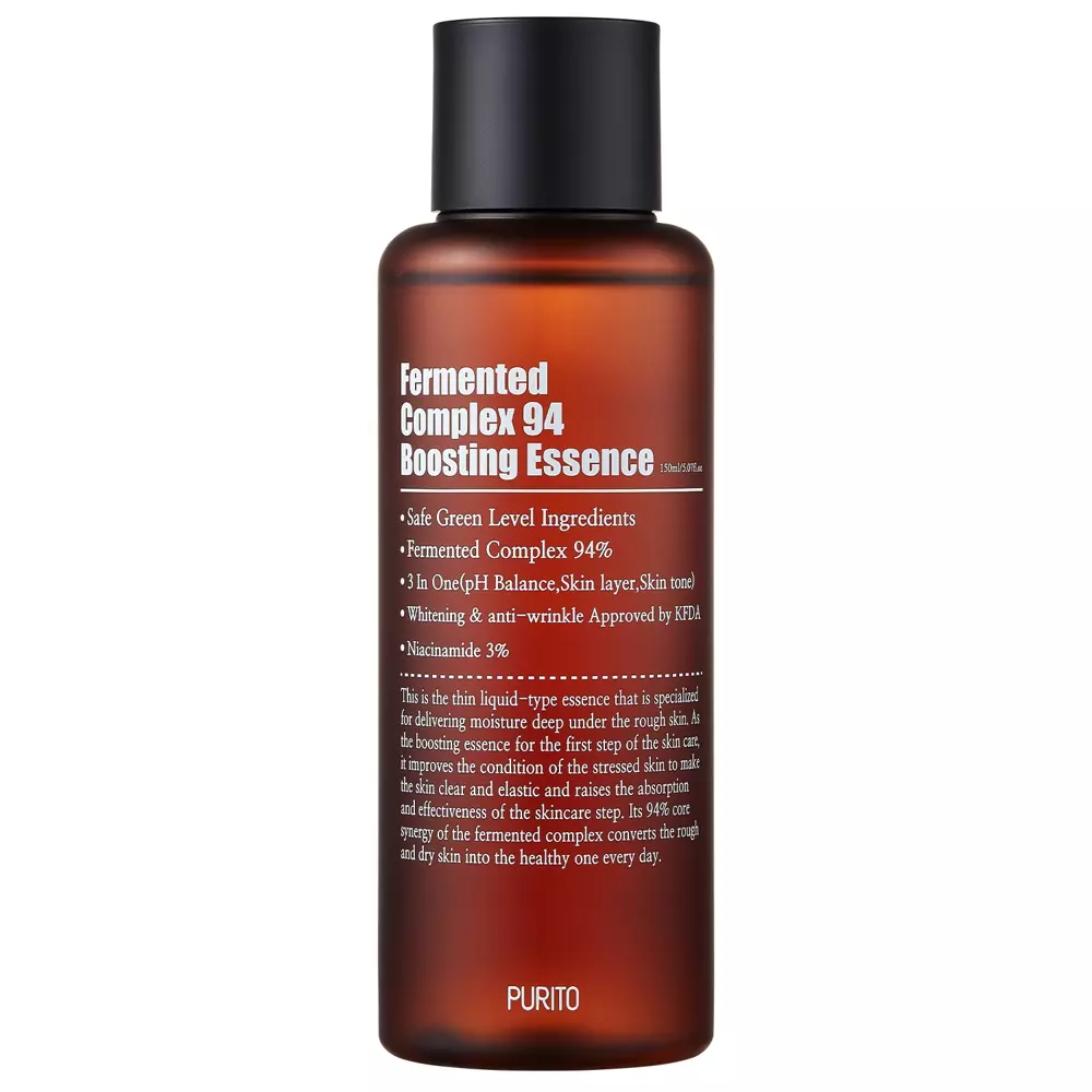 Purito - Fermented Complex 94 Boosting Essence - Essence with 94% Fermentation Complex and 3% Niacinamide - 150ml