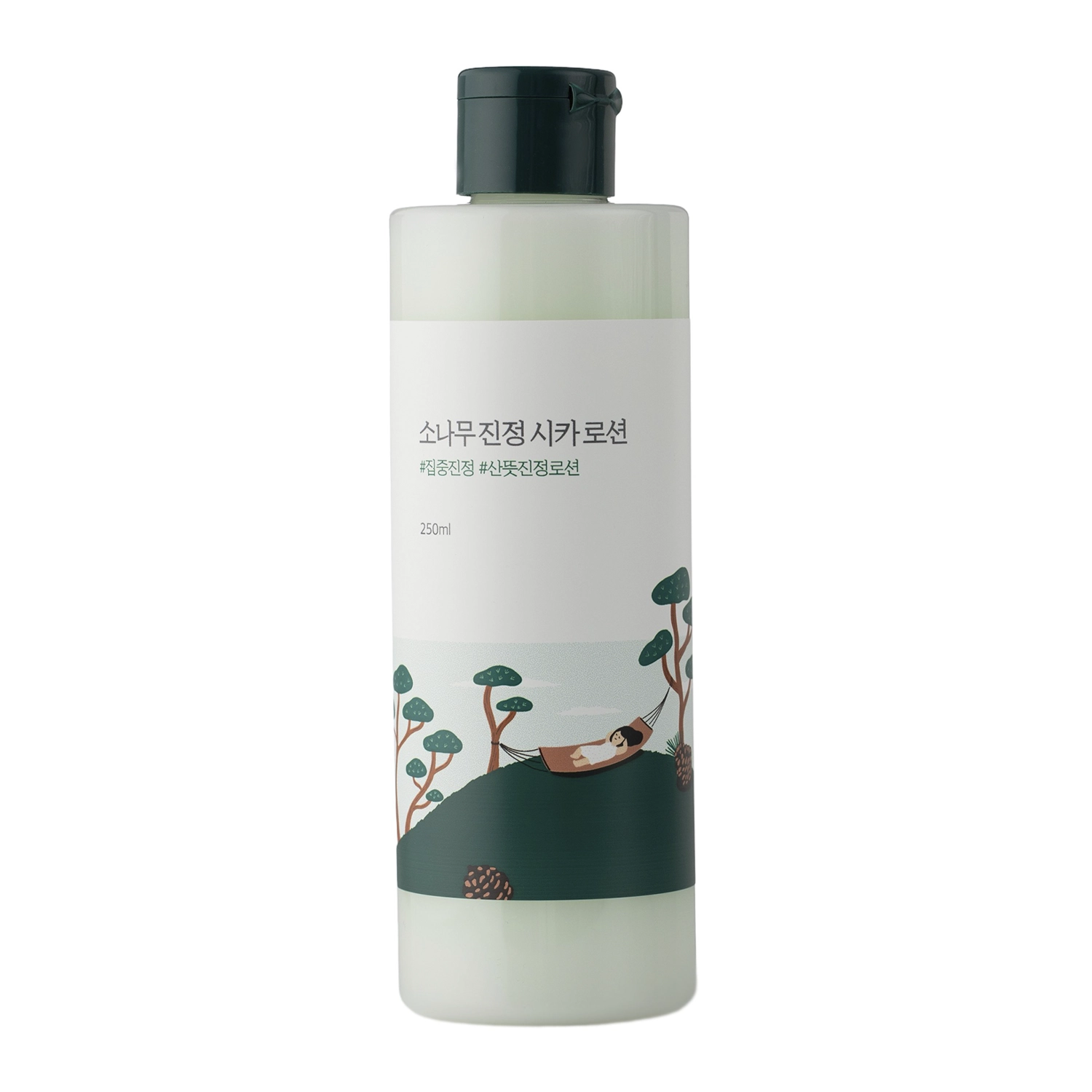 Round Lab - Pine Calming Cica Lotion - Soothing Face and Body Lotion - 250ml