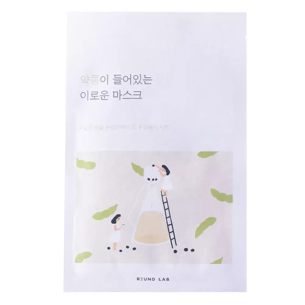 Round Lab - Soybean Nourishing Sheet Mask - Nourishing and firming mask with black soy extract - 25 ml