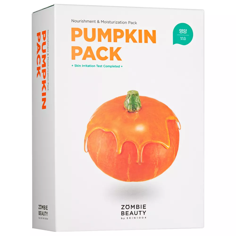 SKIN1004 - Zombie Beauty Pumpkin Pack - Set of Nourishing Face Masks - 16 pcs. x 4g