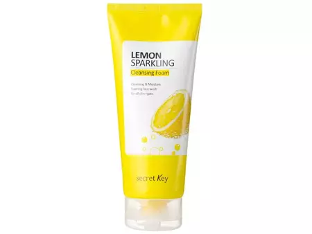 Secret Key - Lemon Sparkling Cleansing Foam - 200g