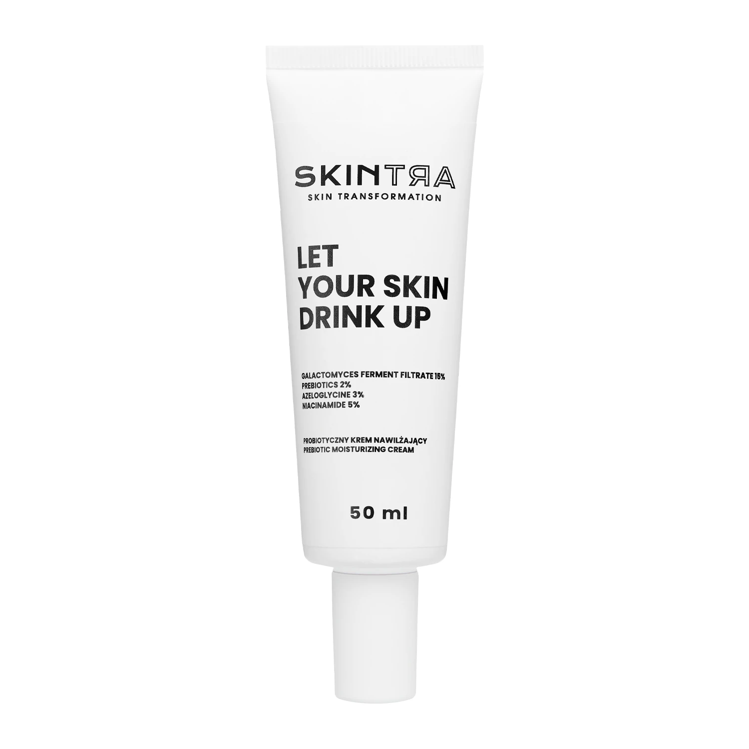 SkinTra - Let Your Skin Drink Up - Prebiotic Moisturizing Cream - Tuba 50ml 