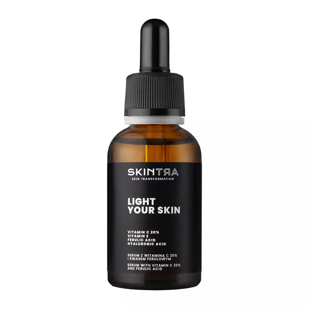 SkinTra - Light Your Skin - Serum with Vitamin C 20% and Ferulic Acid - 30ml