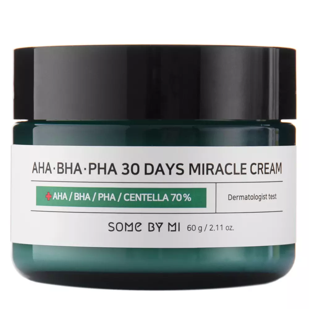 Some By Mi - AHA BHA PHA 30 Days Miracle Cream - Face Cream with AHA, BHA and PHA Acids - 60ml