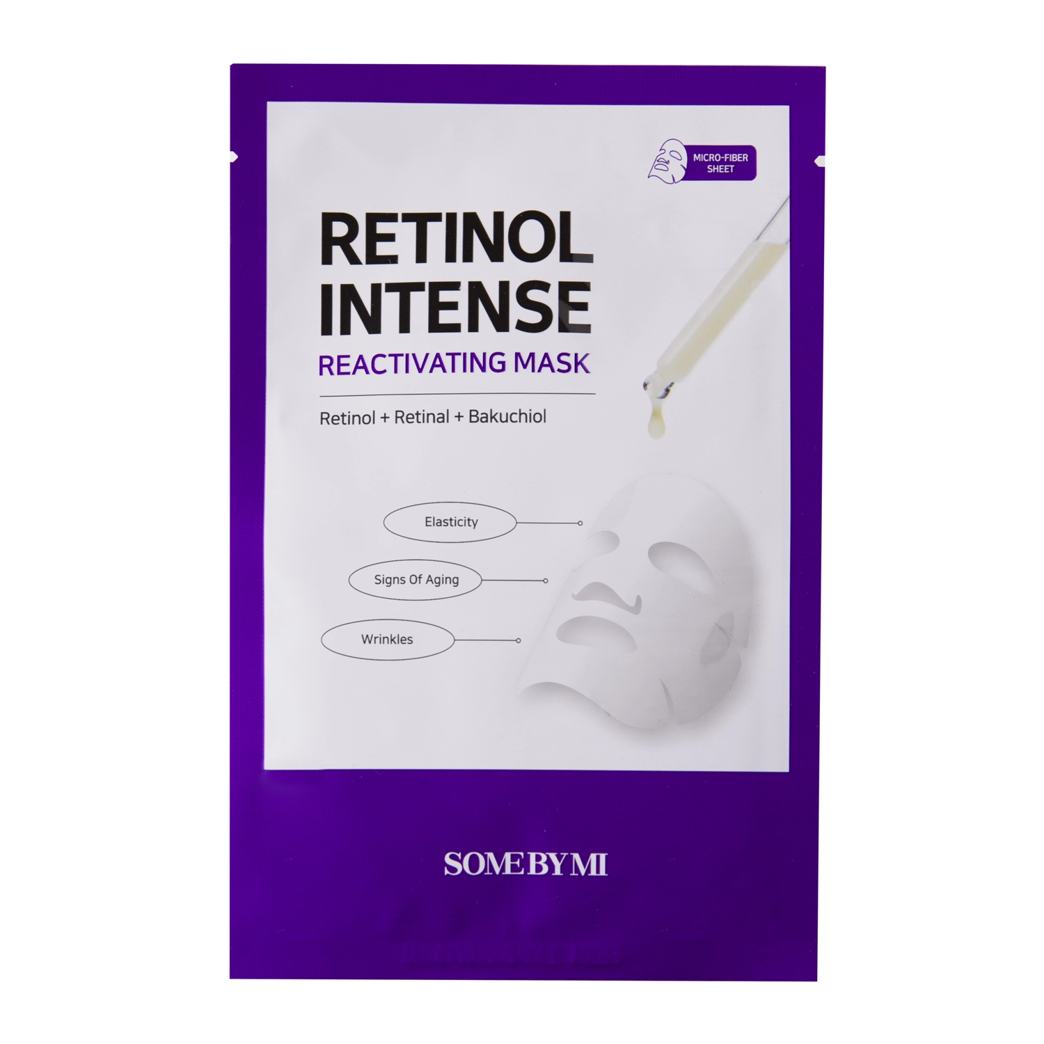 Some By Mi - Retinol Intense Reactivating Mask - Anti-Aging Sheet Mask - 22g