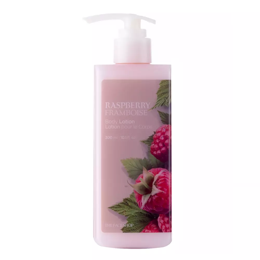 The Face Shop - Raspberry Framboise Body Lotion - Moisturizing Body Lotion - 300ml