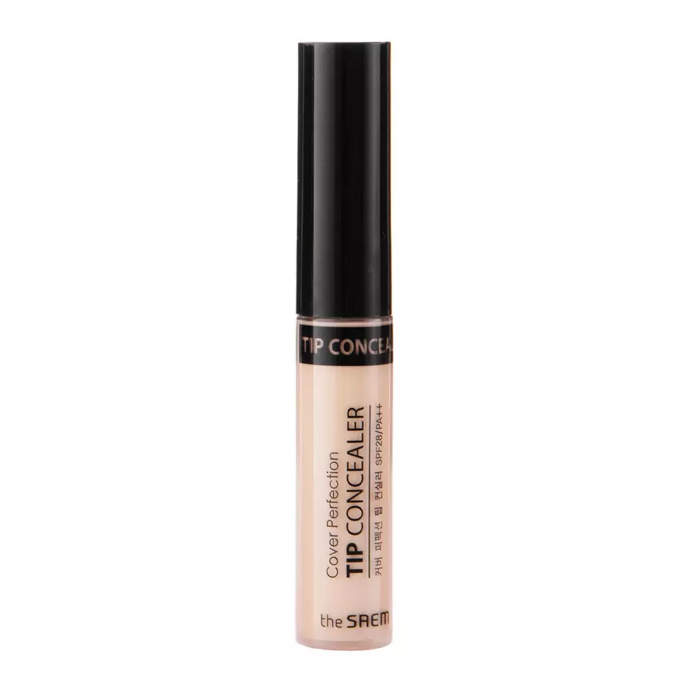 The Saem - Cover Perfection Tip Concealer - SPF28/PA++ - Concealer - 1.25 Light Beige - 6.5ml