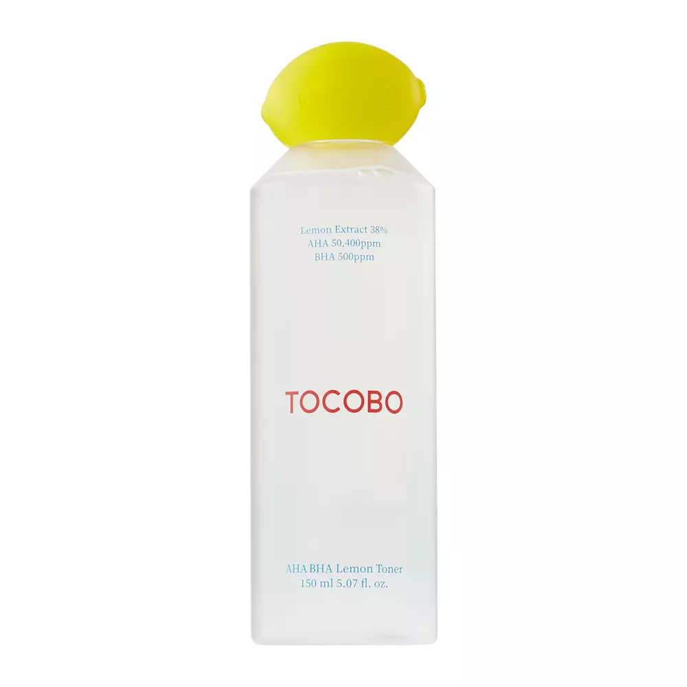 Tocobo - AHA BHA Lemon Toner - Lemon Tonic with AHA and BHA Acids - 150ml