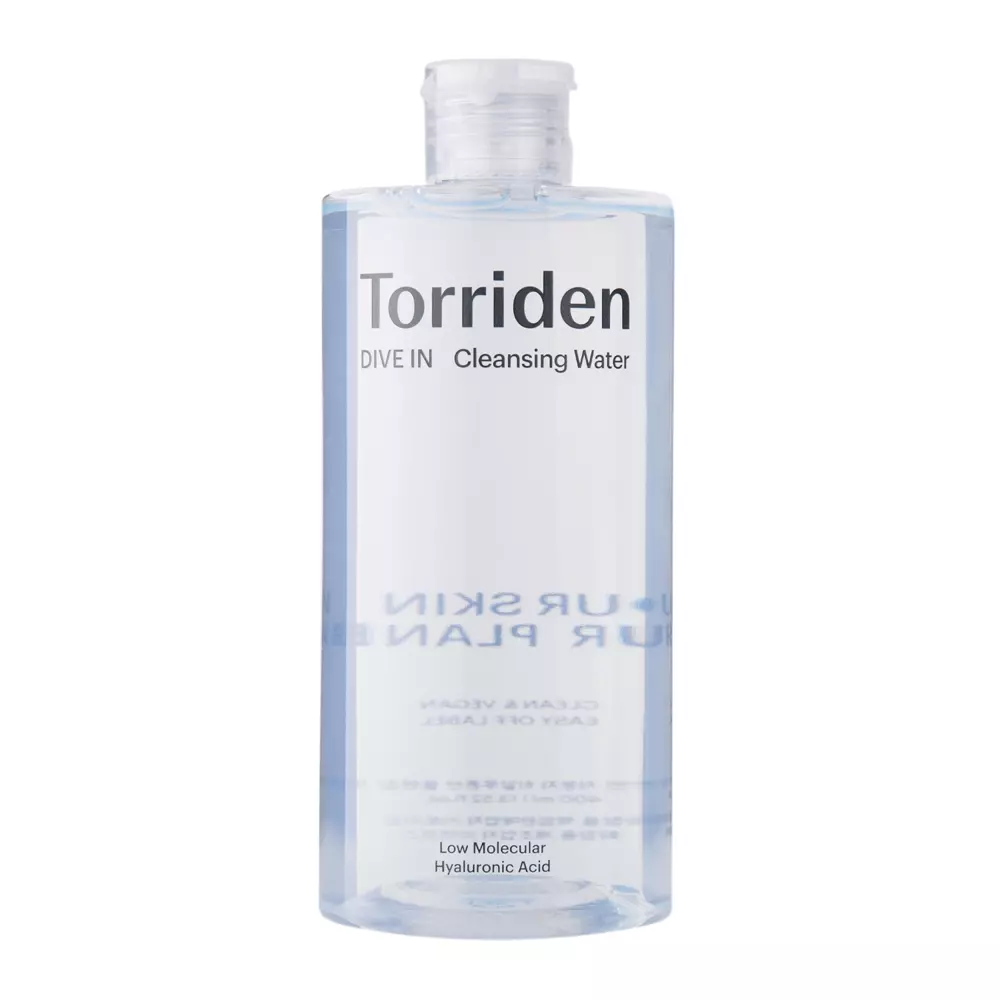 Torriden - Dive In - Low Molecular Hyaluronic Acid Cleansing Water - Moisturizing Micellar Liquid - 400ml 