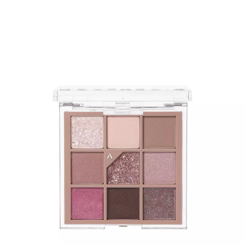 Unleashia - Glitterpedia Eye Palette - Vegan Eyeshadow Palette - 5 All of Dusty Rose - 6.6g