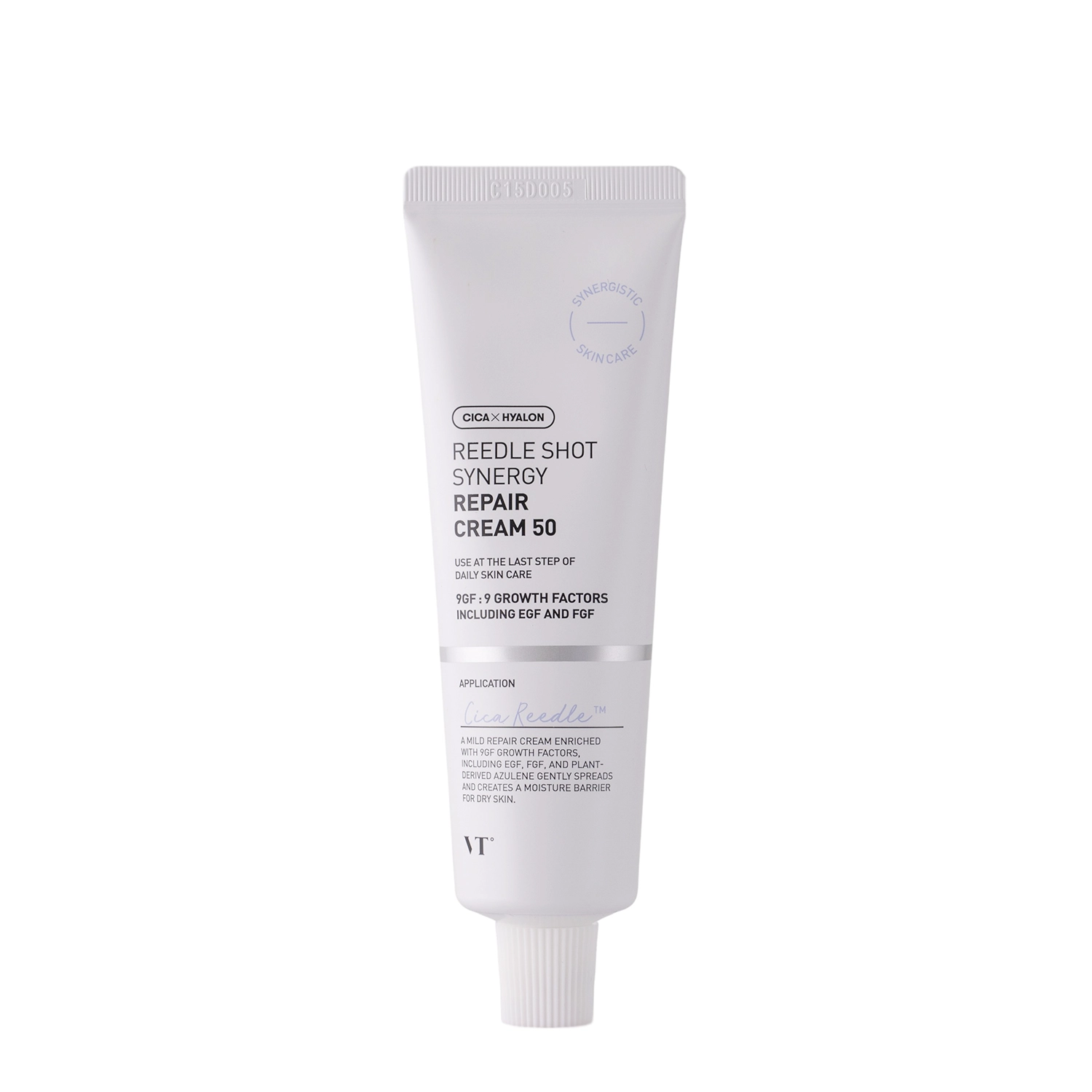 VT Cosmetics - Reedle Shot Synergy Repair Cream 50 - Regenerating Face Cream with Azulene - 50ml