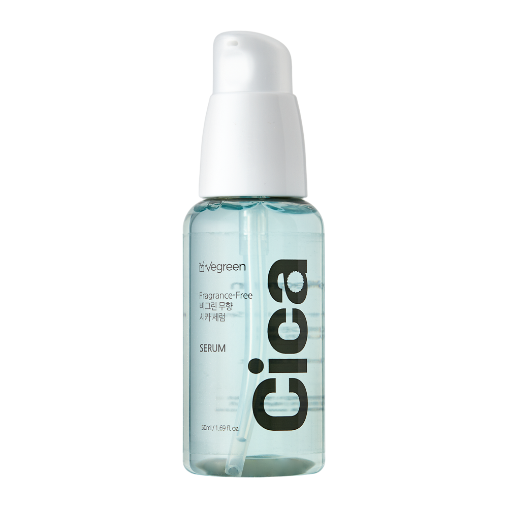 Vegreen - Fragrance-Free Cica Serum - Fragrance-Free Serum with Asian Centella Extract - 50ml