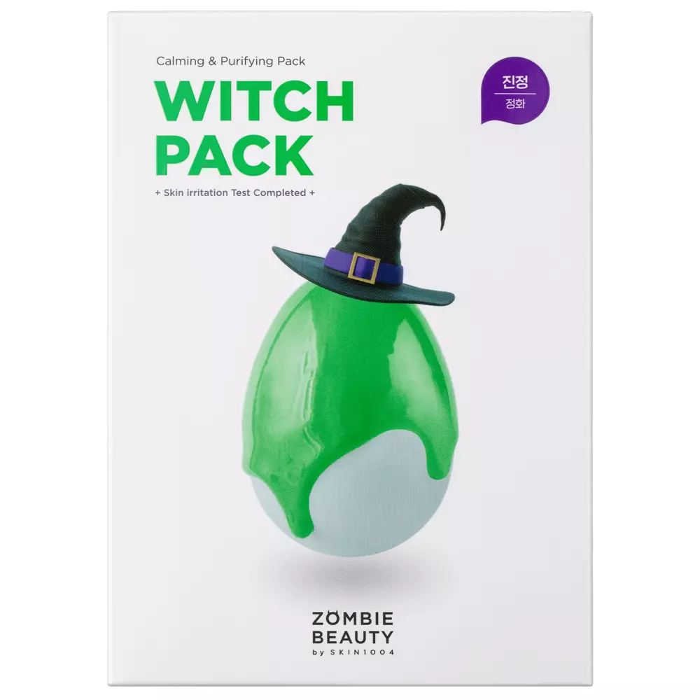 ZOMBIE BEAUTY by SKIN1004 - Witch Pack - Deep Cleansing Mask with Green Tea - 8 pcs. x 15g