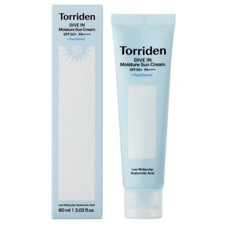 Torriden - Dive-In Watery Moisture Sun Cream SPF50+ PA++++ - Moisturizing Sun Cream - 60ml